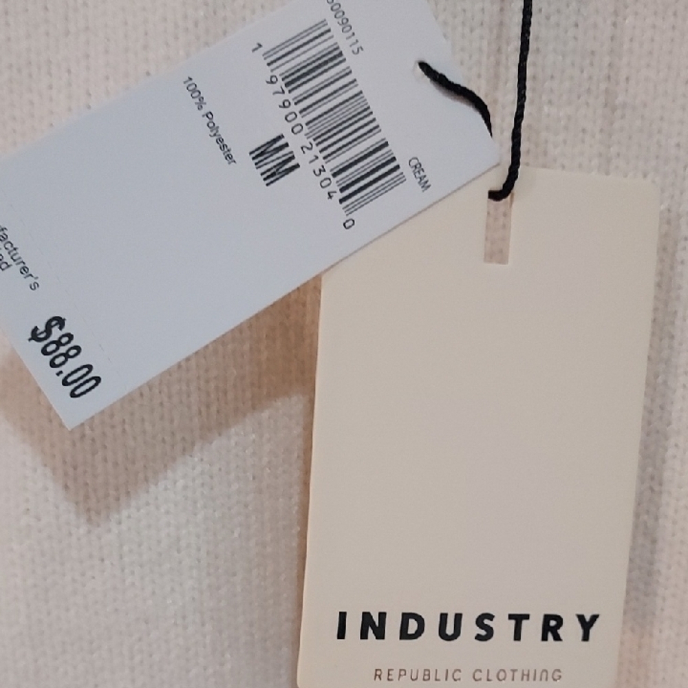 Industry Cream Women's Crew Neck Sweater - Picture 3 of 4